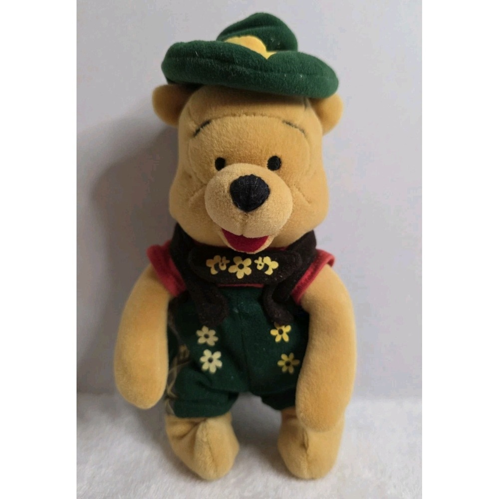 DISNEY WINNIE THE POOH OCTOBERFEST PLUSH BEANIE  RETIRED‎